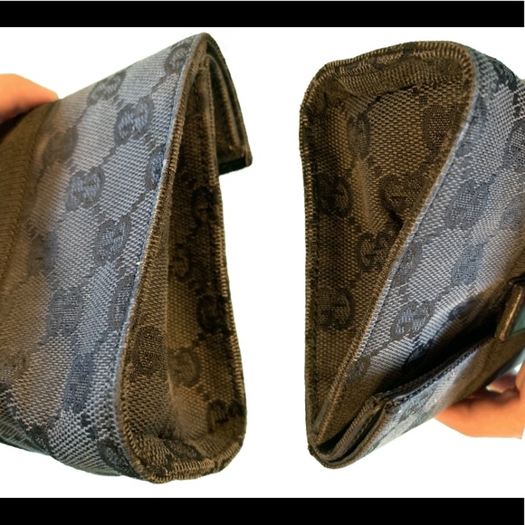 Authentic Black Gucci GG Pouch** - Picture 3 of 7